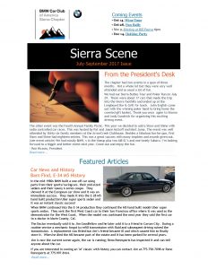 Read more about the article Sierra Scene Newsletter Jul-Sep 2017